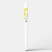 Aquarellblume Blütenknospen Mit Monogramm Case-Mate iPhone Hülle (Rückseite / Links)