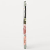 Aquarellblume BOHO Grünpflanzen Blatt Name Case-Mate iPhone Hülle (Hinten/Links)