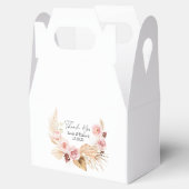 Aquarellblume Boho Pampas Gras Gastgeschenk Hochze Geschenkschachtel (Geöffnet)