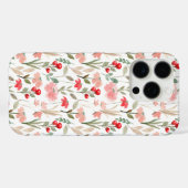 Aquarellblume Case-Mate iPhone Hülle (Rückseite (Horizontal))