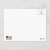 Aquarellblume Danke Postkarten (Rückseite)
