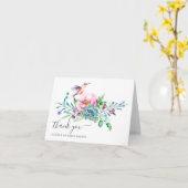 Aquarellblume Dankeschön Karte (Gelbe Blume)