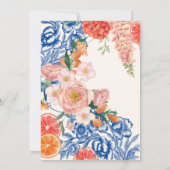 Aquarellblume Das ist ein weiteres Brautparty Einladung (Rückseite)