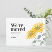 Aquarellblume, die wir bewegt haben ankündigung (Stehend Vorderseite)