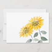 Aquarellblume, die wir bewegt haben ankündigung (Rückseite)