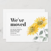 Aquarellblume, die wir bewegt haben ankündigung (Vorne/Hinten)