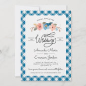 Aquarellblume Einfaches Vergnügen Lässige Hochzeit Einladung (Vorderseite)