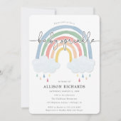 Aquarellblume Einladung (Vorderseite)