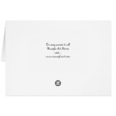 Aquarellblume Empfang UAWG (Rückseite Horizontal)