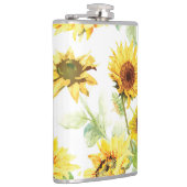 Aquarellblume Flachmann (Rechts)