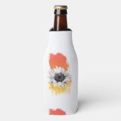 Aquarellblume Flaschenkühler (Flaschenvorderseite)