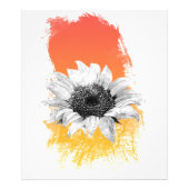 Aquarellblume Fotodruck (Vorne)