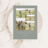 Aquarellblume Frohe Weihnachtsfotokarte Feiertagskarte