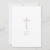 Aquarellblume Frühlingsbrunch Religiös Einladung (Rückseite)