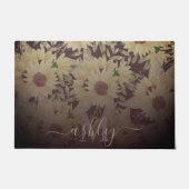 Aquarellblume Fußmatte (Vorderseite)