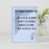 Aquarellblume Geburtstagsgeschenktasche, Geburtsta Feiertagskarte (Stehend Vorderseite)