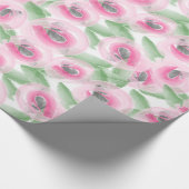 Aquarellblume Geschenkpapier (Ecke)