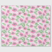 Aquarellblume Geschenkpapier (Flach)