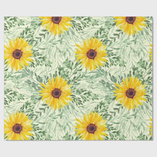 Aquarellblume Geschenkpapier (Flach)