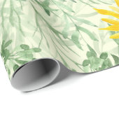 Aquarellblume Geschenkpapier (Rolleneckpunkt)