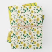 Aquarellblume Geschenkpapier Set (Beispiel)