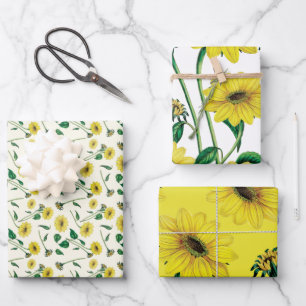 Aquarellblume  geschenkpapier set