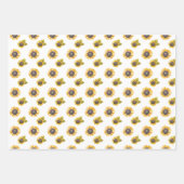 Aquarellblume Geschenkpapier Set (Vorderseite)