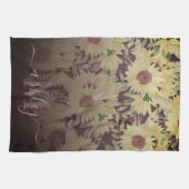 Aquarellblume Geschirrtuch (Horizontal)