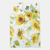 Aquarellblume Geschirrtuch (Vertikal)