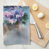 Aquarellblume Geschirrtuch (Viertel Falte)