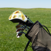 Aquarellblume Golf Headcover (In SItu)