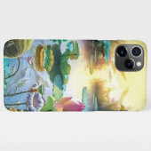 Aquarellblume iPhone Hülle (Rückseite (Horizontal))