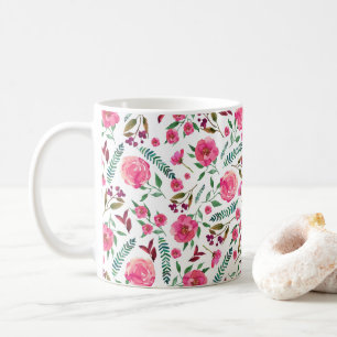 Aquarellblume Kaffeetasse
