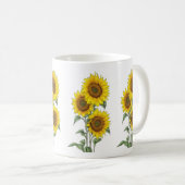 Aquarellblume Kaffeetasse (VorderseiteRechts)