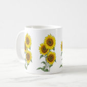 Aquarellblume Kaffeetasse (Vorderseite Links)