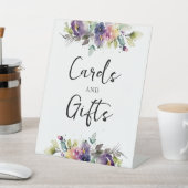 Aquarellblume Karte & Geschenke Sockelschild (In SItu)