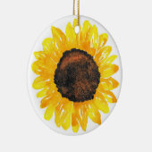 Aquarellblume Keramik Ornament (Rechts)