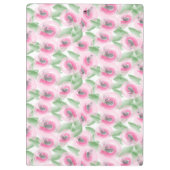 Aquarellblume Klemmbrett (Rückseite)