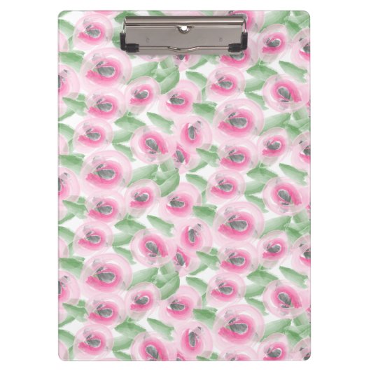 Aquarellblume Klemmbrett (Vorderseite)