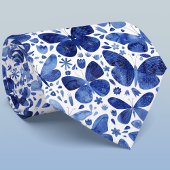 Aquarellblume Krawatte