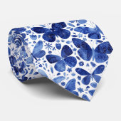 Aquarellblume Krawatte (Gerollt)