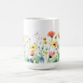 Aquarellblume Kunst 🌺 Kaffeemaschine 15oz Kaffeetasse (Mittel)