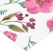 Aquarellblume Kurzer Tischläufer (Ecke)