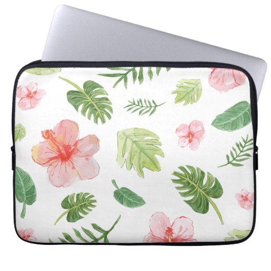 Aquarellblume Laptopschutzhülle (Vorderseite)