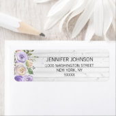 Aquarellblume Lavendel Rustikales Brautparty (Insitu)