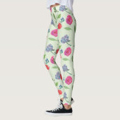 Aquarellblume Leggings (Links)