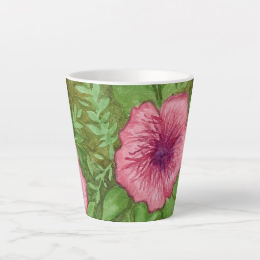 Aquarellblume Milchtasse (Vorderseite)