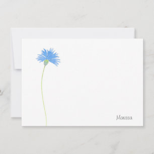 Aquarellblume Mitteilungskarte