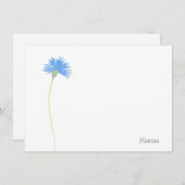 Aquarellblume Mitteilungskarte (Vorne/Hinten)