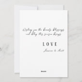 Aquarellblume Mode Modell Weihnachten (Rückseite)